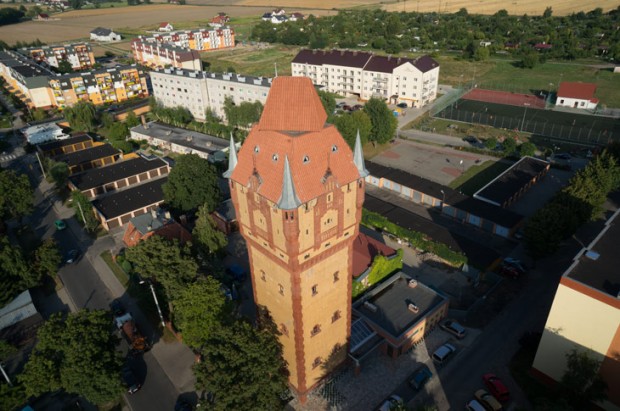 Водонапорная башня в городе Косьцян (Kościan)