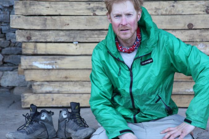 Шон Барч (Sean Burch) в завершении своей экспедиции в Непале