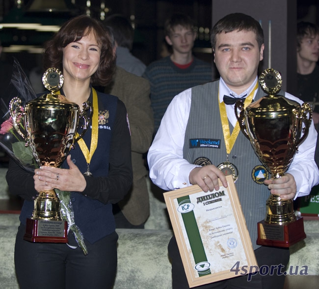 Победители турнира: А. Паламарь и Н. Трофименко