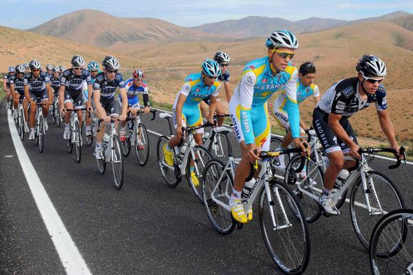 Alberto Contador and Richie Porte ride together  Photo: © Tim de Waele