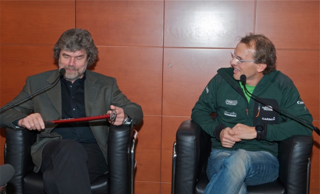 Прессконференция Дениса Урубко и Симоне Моро перед стартом зимней экспедиции на Нанга Парбат