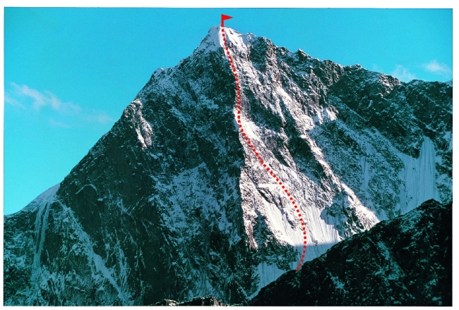 Маршрут Mark Richey на вершину Yamandaka (6218 м)