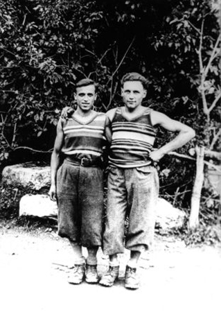 Рикардо Кассин (Riccardo Cassin) справа. 1931 год