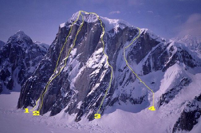 маршруты на вершину горы Dickey