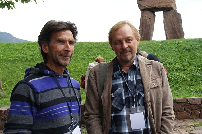 Hanspeter Eisendle и Heinz Mariacher на форуме "Будущее альпинизма"