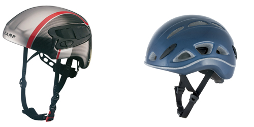 Примеры шлемов на вспененной основе: CAMP Starlight Carbon (слева) и Black Diamond tracer (справа)