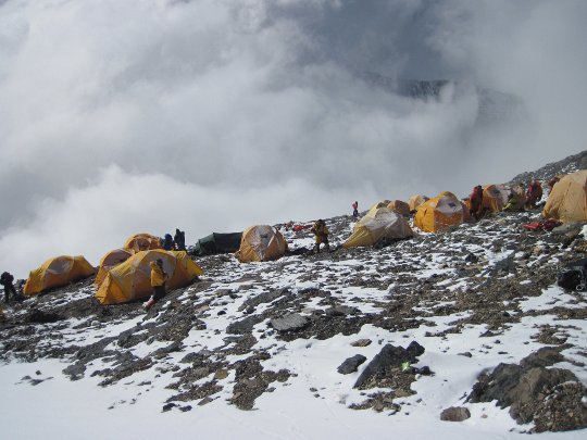 Эверест, штурмовой лагерь на 8300