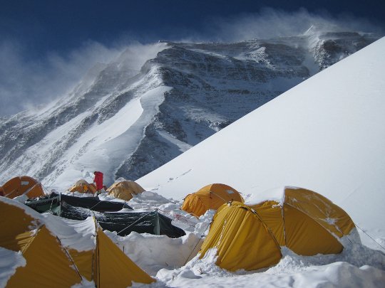 Эверест, лагерь-1 на 7000