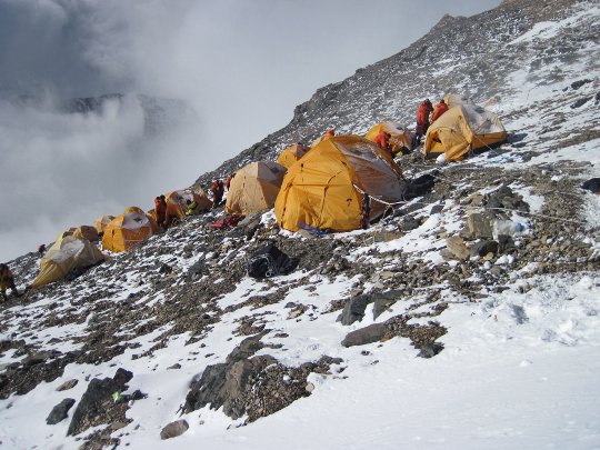 Эверест, штурмовой лагерь на 8300 