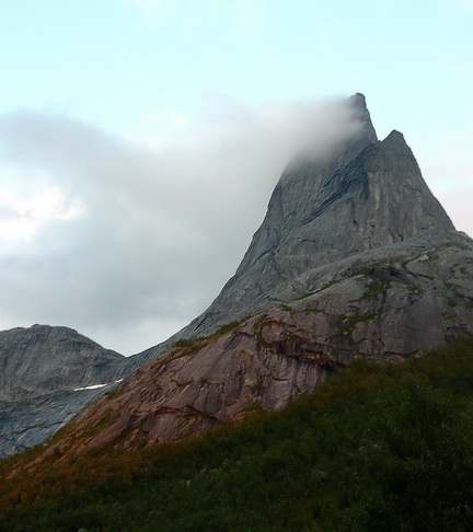 Северная стена вершины Stetind (Норвегия)