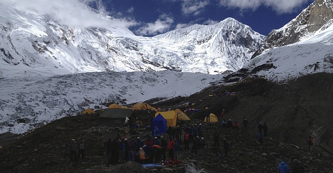 Базовый лагерь Манаслу после трагедии