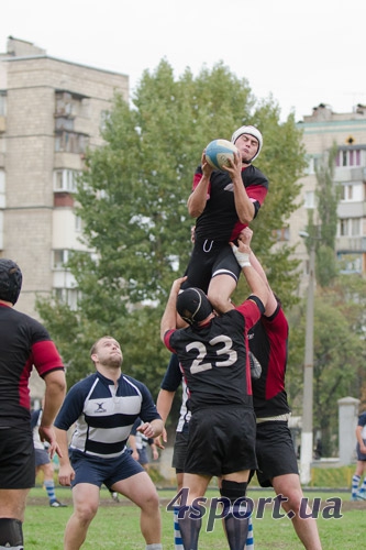 Матч между участниками Чемпионата Украины по регби среди команд высшей лиги – «Эгером» и «Роландом»