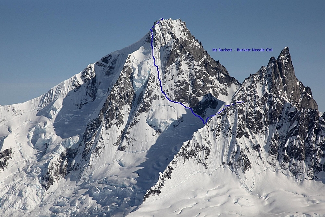 Новый маршрут "Cant Knock The Hustle" на вершину Burkett (Аляска)