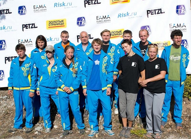 Сборная команда Украины на Чемпионате Мира по альпинизму (скальный класс). Крым 2012