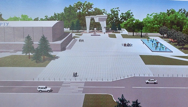 В Харькове строится скалодром в комплексе с памятником В.Высоцкому