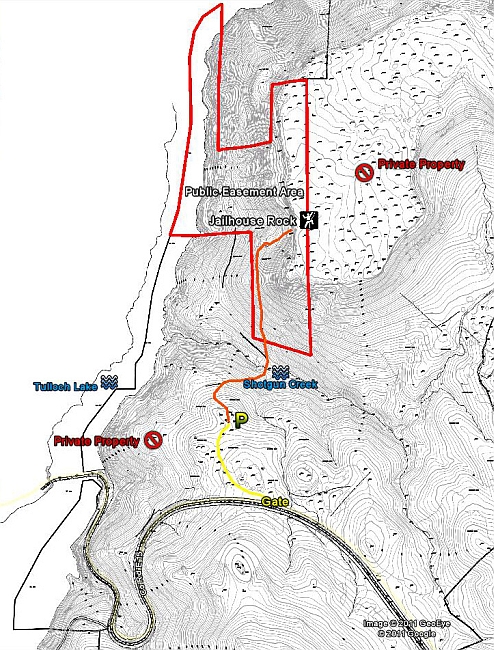 карта района Jailhouse Rock 