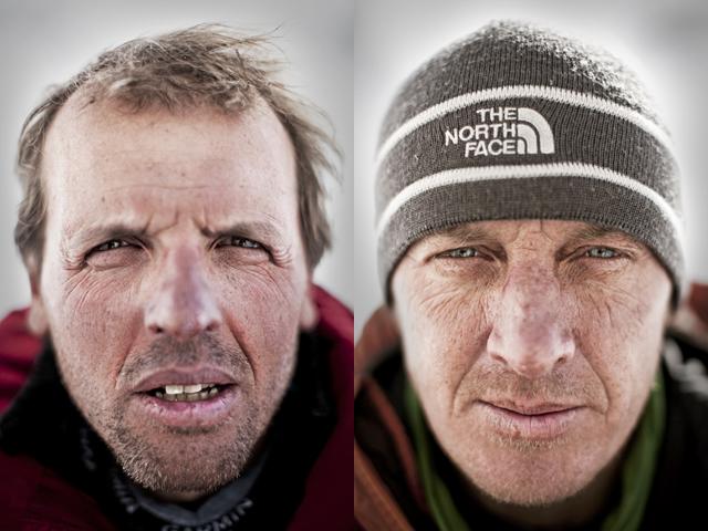 Симоне Моро и Денис Урубко в зимней экспедиции на вершину Гашербрум II
