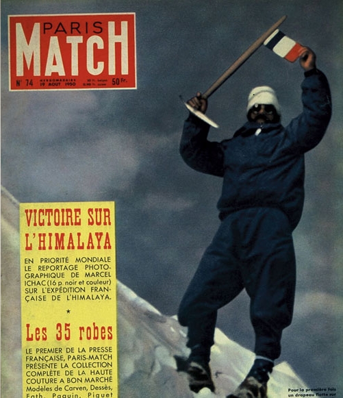 Морис Эрцог (Maurice Herzog) на обложке Пари Мач (Paris Match)