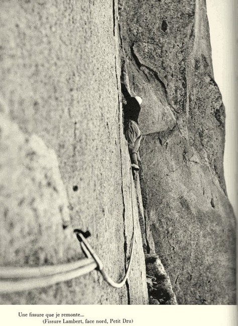 Трещина Ламберта (The Lambert crack) – ключевой участок на Северной стене Пти Дрю.