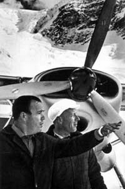 Raymond Lambert и Herman Geiger – горные пилоты