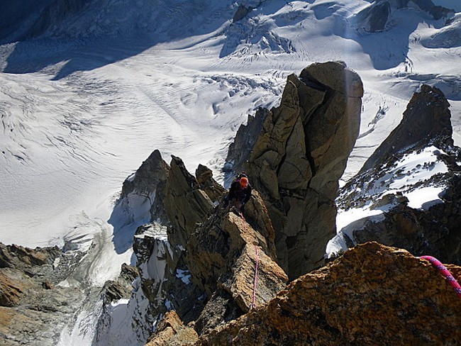  На маршруте «Devil’s Needles» (Les Aiguilles du Diable / Игл Дьявола) с Mont-Blanc du Tacul