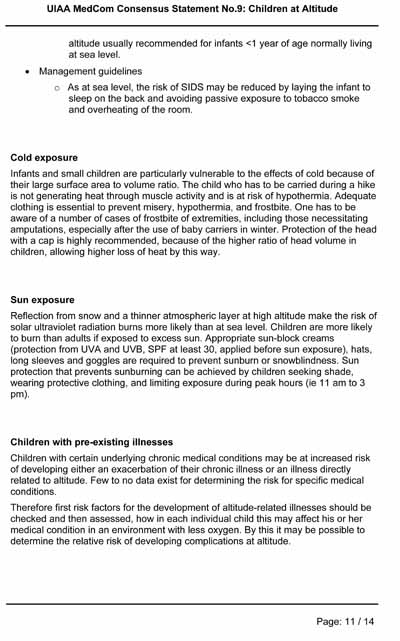 Рекомендации совершающим восхождения с детьми от международной федерации UIAA