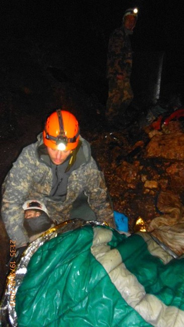 Трагедия в пещере "Монастырь-Чокрак" (Крым). Фото спасательных работ