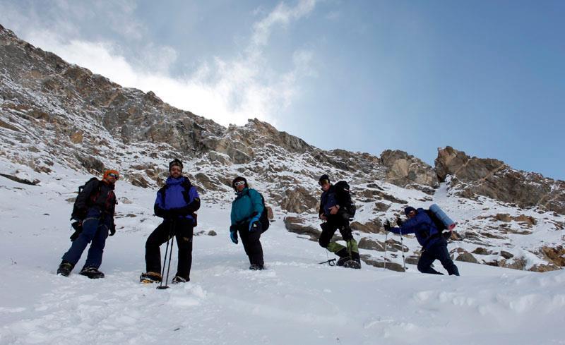 Участники экспедиции на Лайла Пик (Laila Peak, 6096 м)