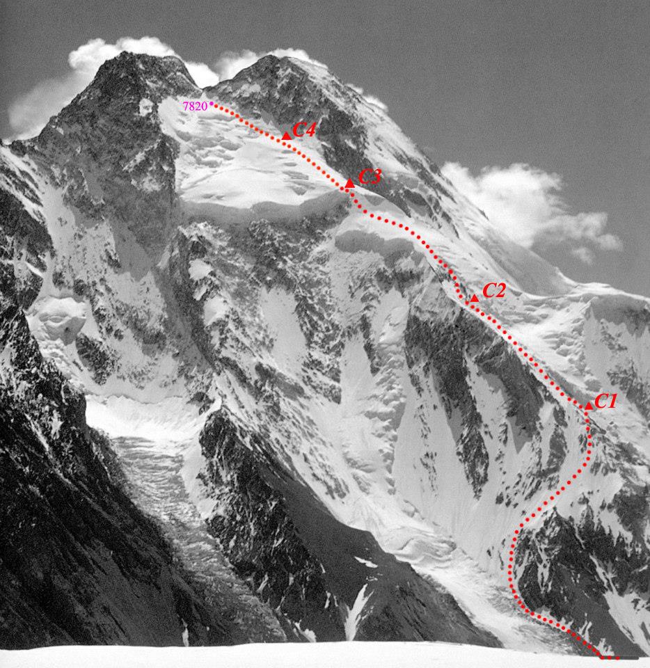  Максимальная высота которая была достигнута польской двойкой Матей Бербека (Maciej Berbeka) и Томаш Ковальски (Tomasz Kowalski) - 7820 метров