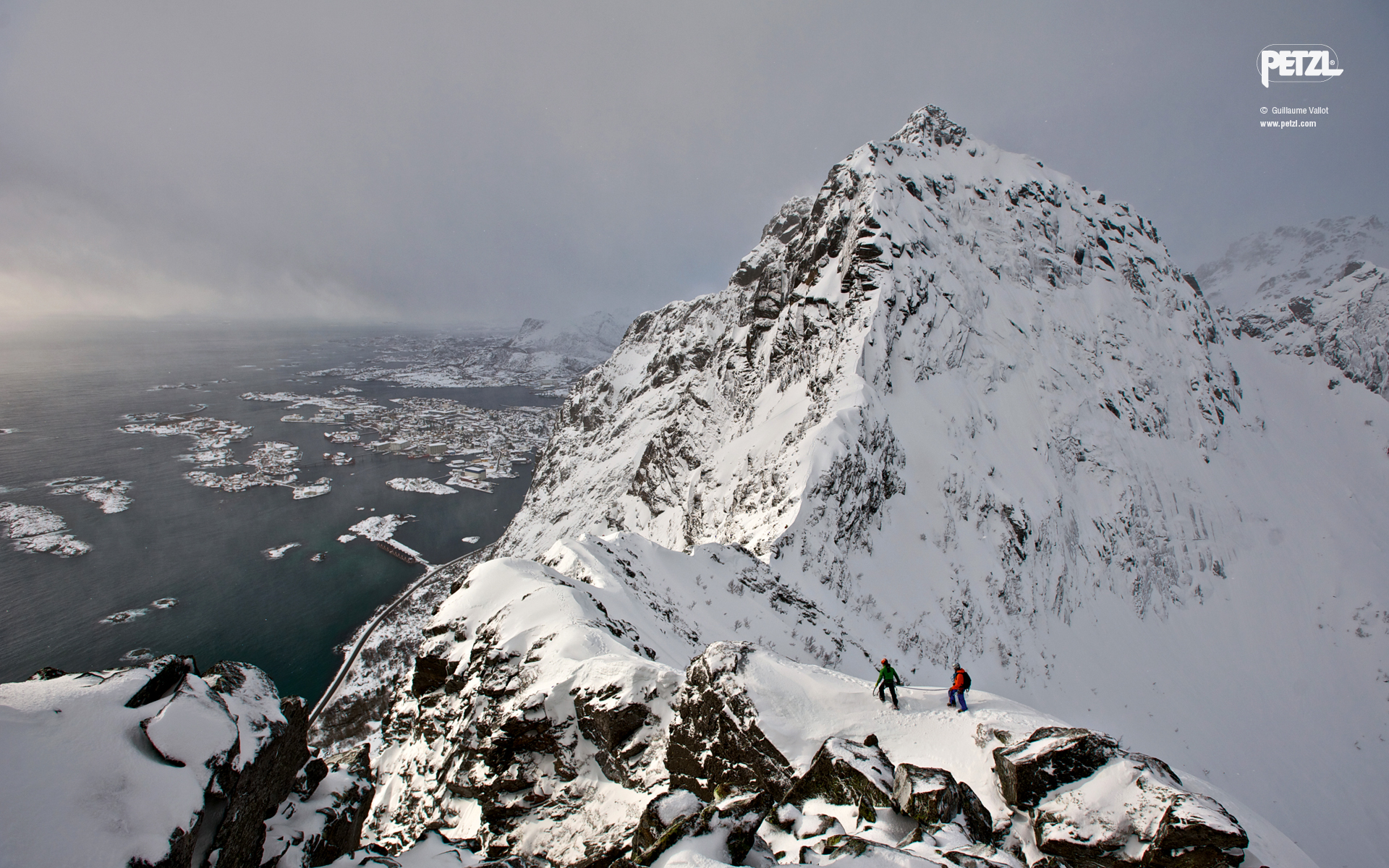 Норвежский архипелаг Лофотенских островов - рай для зимнего альпинизма