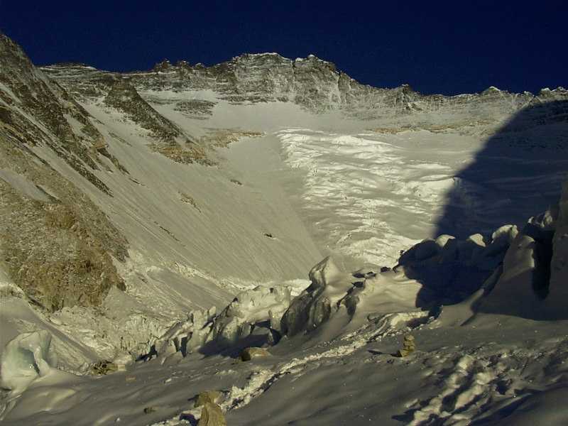 Взгляд на Лхоцзе. Geneva Spur – слева