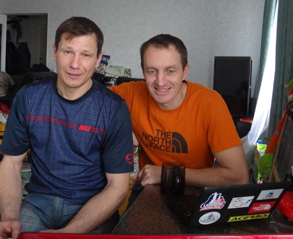 Алексей Болотов и Денис Урубко. Фото http://www.russianclimb.com 