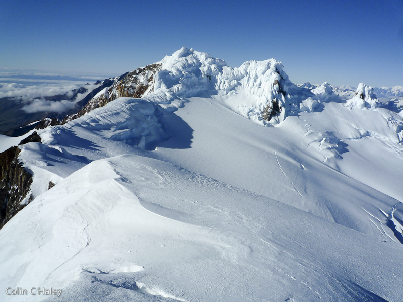 Северный хребет Cerro Grande с вершины Cerro El Doblado