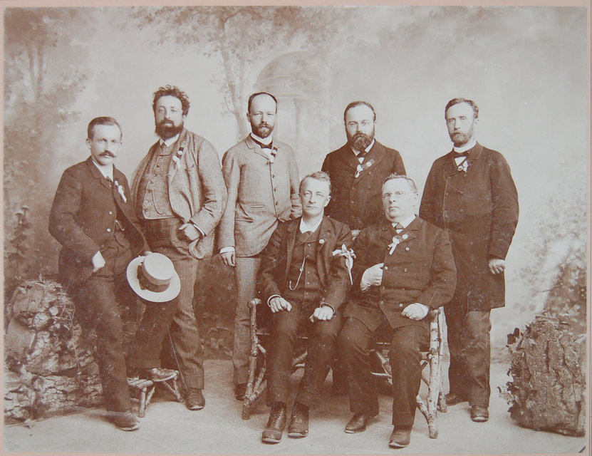 Руководство Швейцарского альпклуба в 1893 году