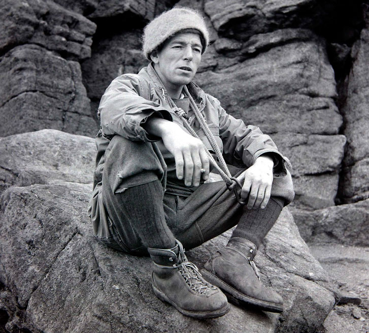 Джо Браун в каракорумской экспедиции в 1956 году