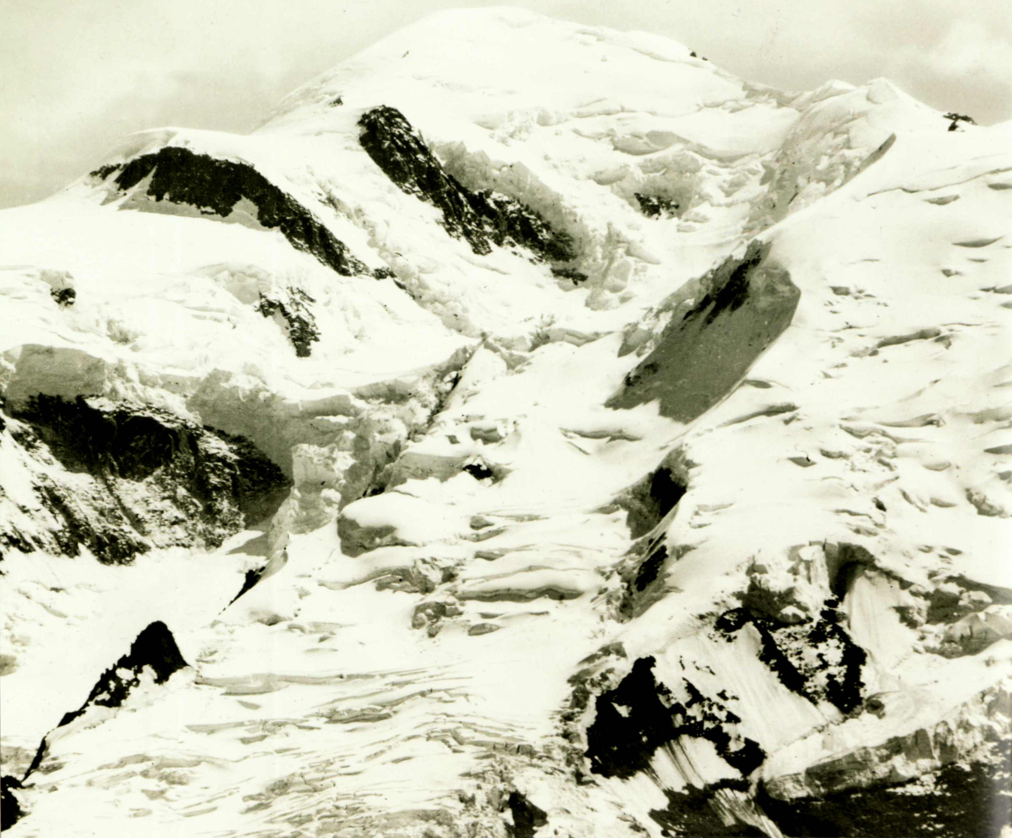 Монблан (Mont Blanc), вид с вершины Brévent