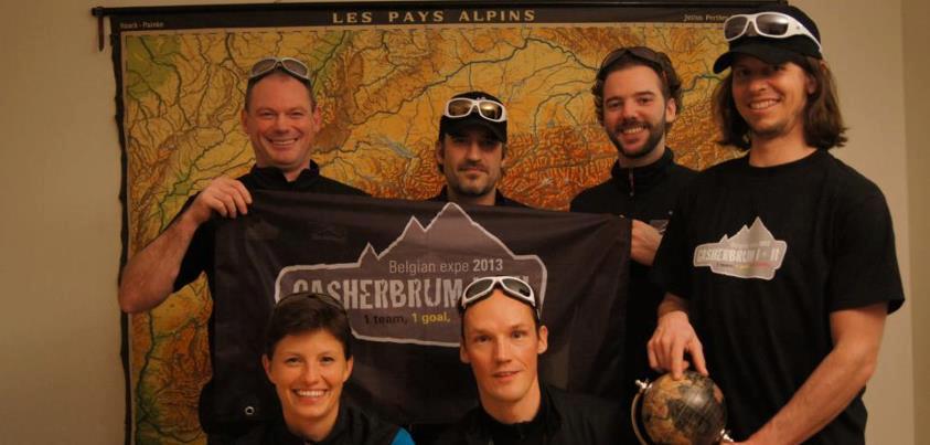 участники бельгийской экспедиции The Belgian Gasherbrum Expedition 2013