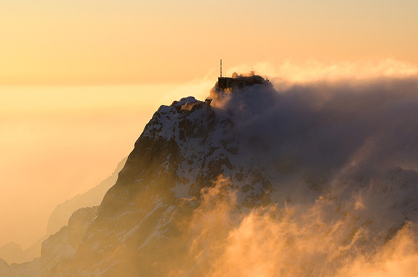 Гора Цугшпитце (Zugspitze), Германия/Австрия, 2962 м.