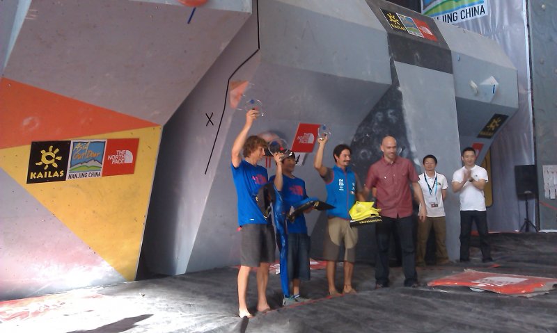 Outdoor China Bouldering Open. Призеры мужчины