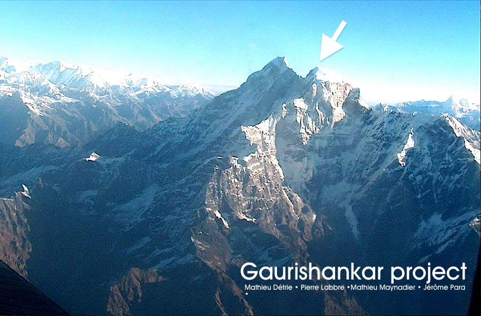 пик Гауришанкар (Gaurishankar, 7134 м) в Непальских Гималаях 