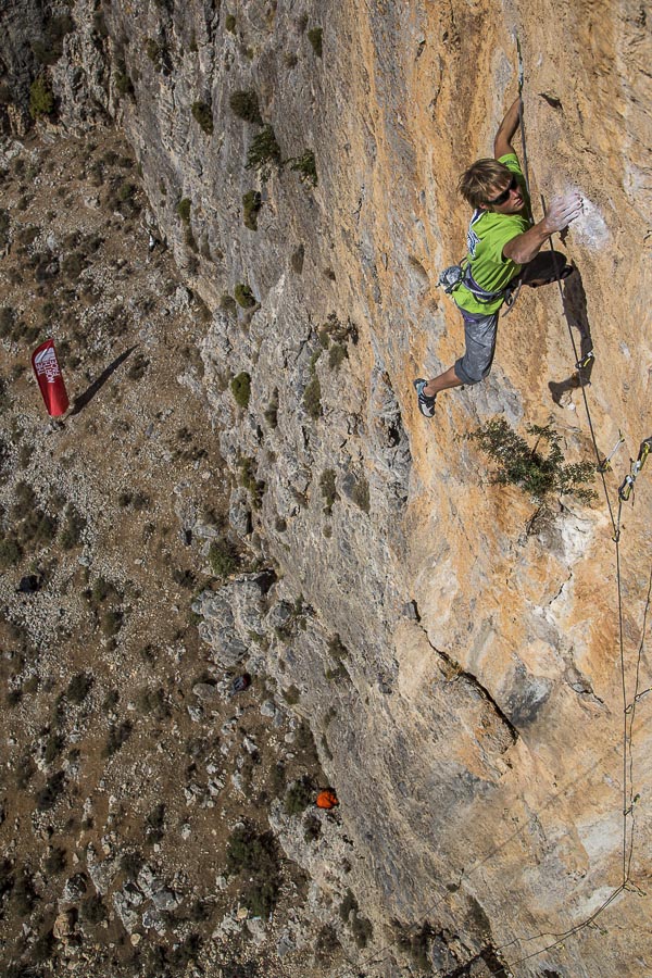 Александр Мегос (Alexander Megos) - победитель "The North Face Kalymnos Climbing Festival 2013" 