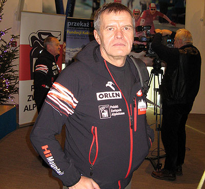 Мачей Бербека (Maciej Berbeka) на пресконференции перед экспедицией на Броуд Пик 2013 г