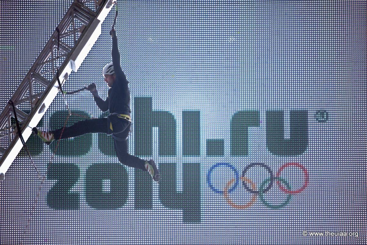 Ледолазание в Олимпийском парке Сочи-2014