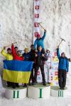 Украинские спортсмены взяли серебро на Чемпионате Европы по ледолазанию! 