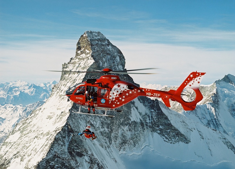 Спасвертолет компании "Air Zermatt" 