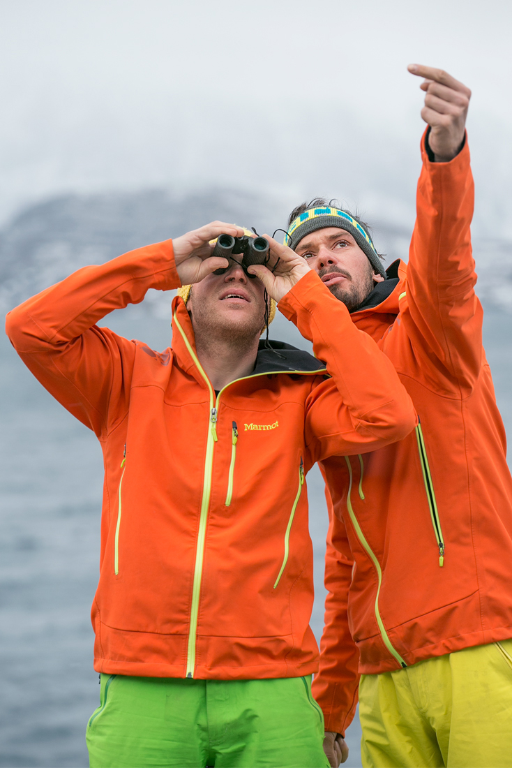 Альберт Ляйхтфрид (Albert Leichtfried) и Бенедикт Пурнер (Benedikt Purner) на ледолазных маршрутах Норвегии