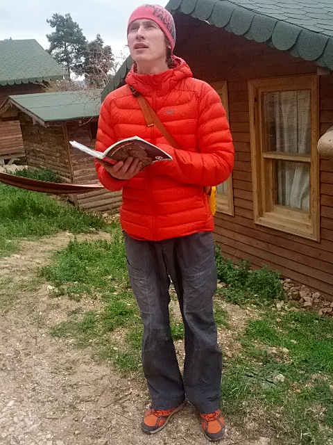 Сергей Шаферов на скалах района Гейкбаири (Geyikbayiri)