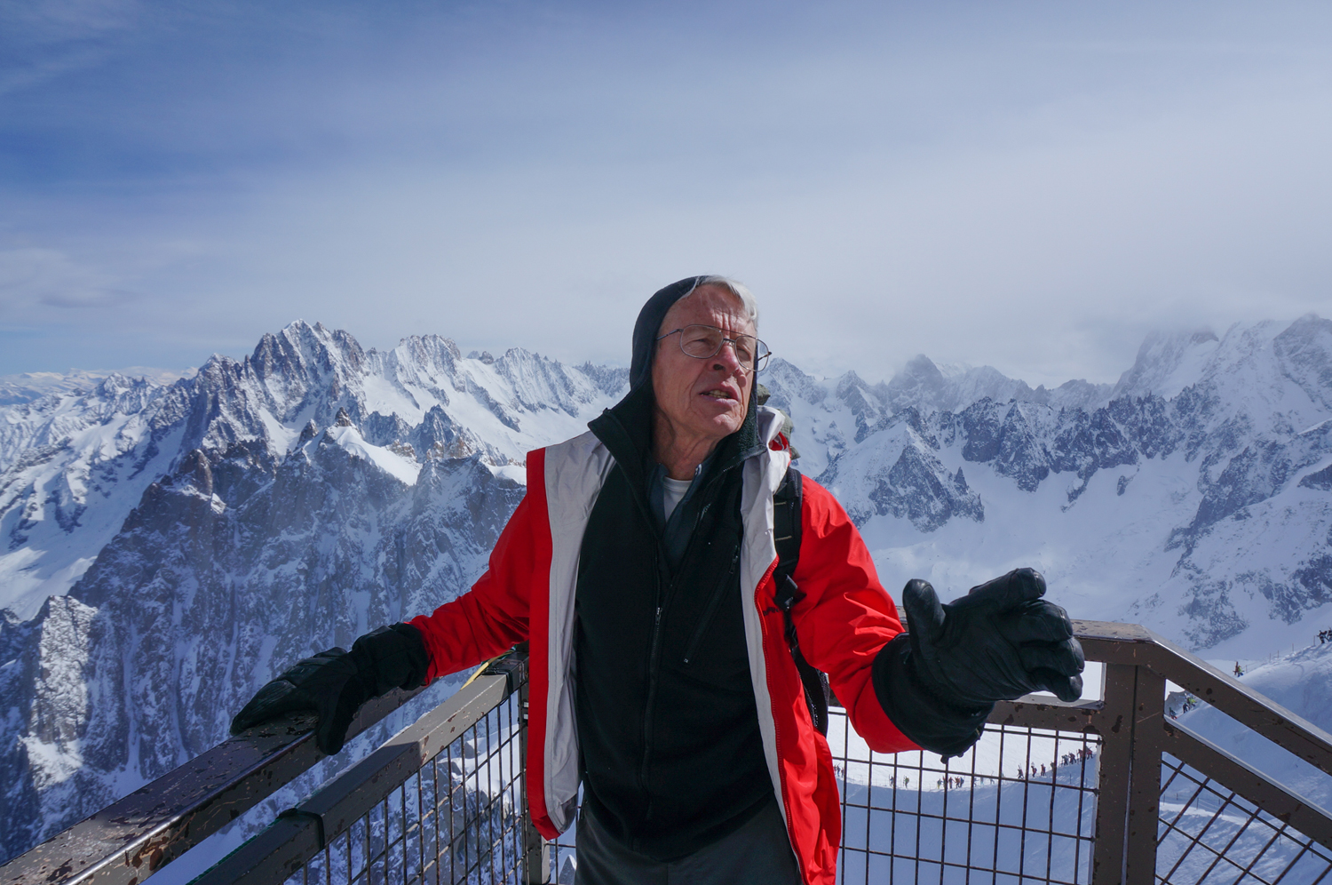 американский альпинист Джордж Лоу (George Lowe) - председатель жюри премии "Золотой Ледоруб" 2014 (Piolets d