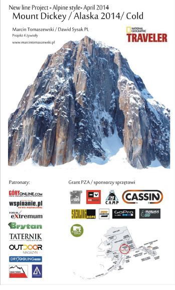 Постер экспедиции "Mount Dickey Expedition 2014 "