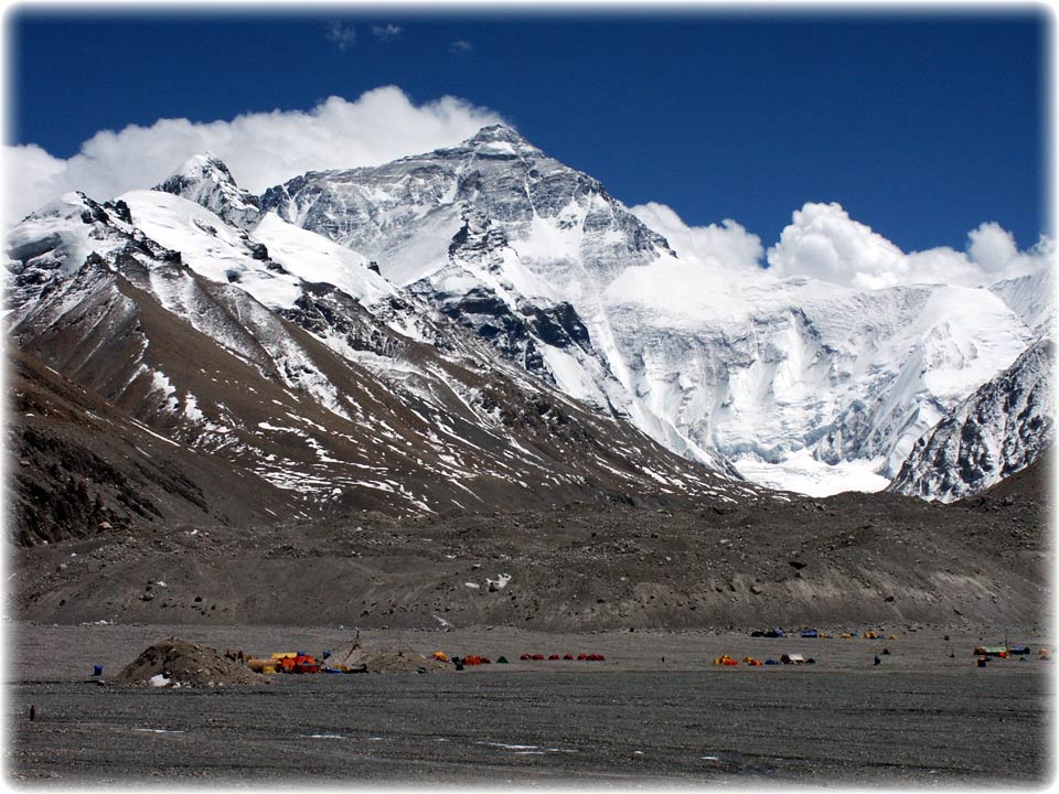 Базовый лагерь Эвереста с Китайской стороны